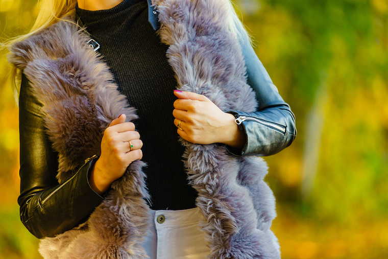 How to Mix and Match With a Fur Vest