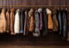 A rack filled with luxurious fur coats